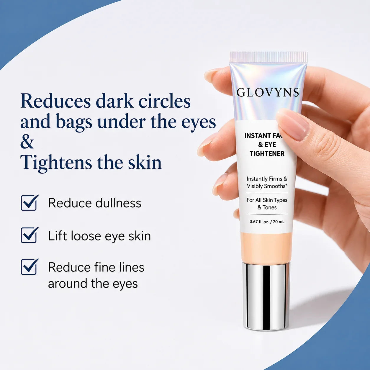 GLOVYNS™ Instant Face Temporary Tightener – Instant visible results in 60 seconds