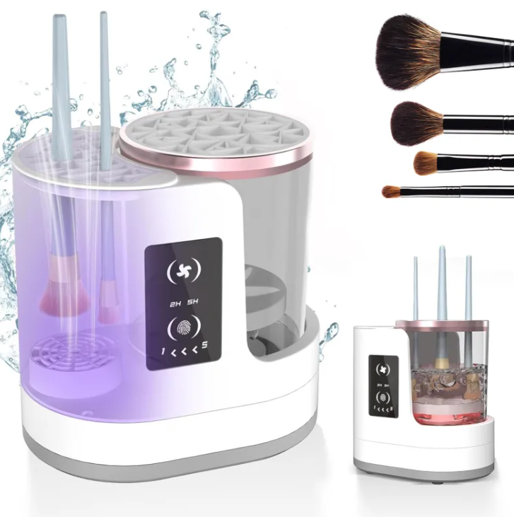 Electric Makeup Brush Cleaner — Clean Brushes in Seconds