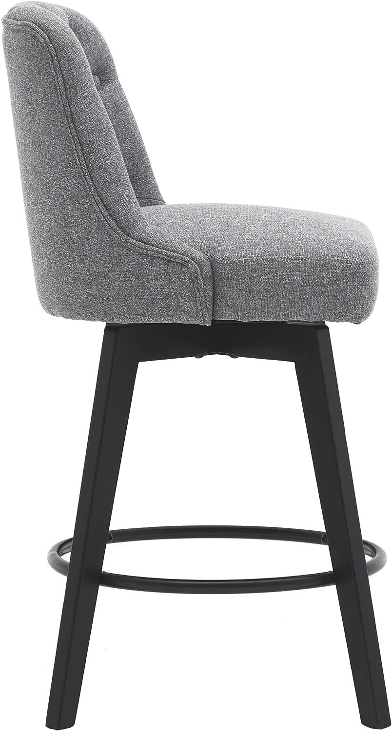 360° Swivel Bar Stool with Soft Cushion Cover
