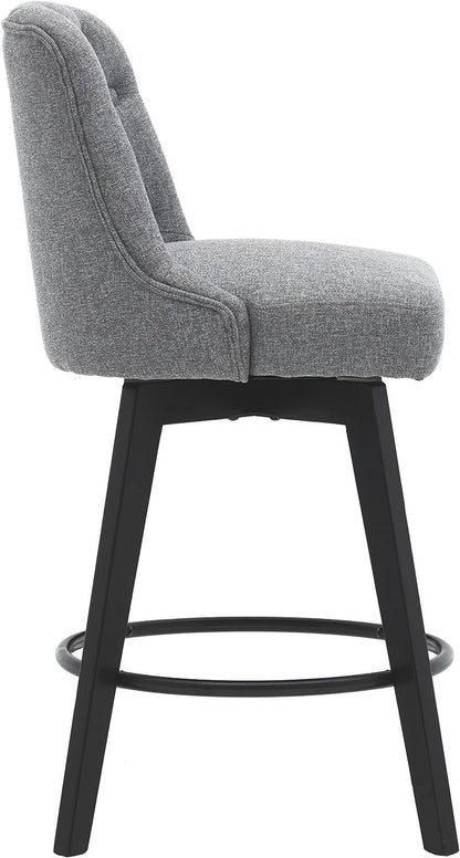 360° Swivel Bar Stool with Soft Cushion Cover