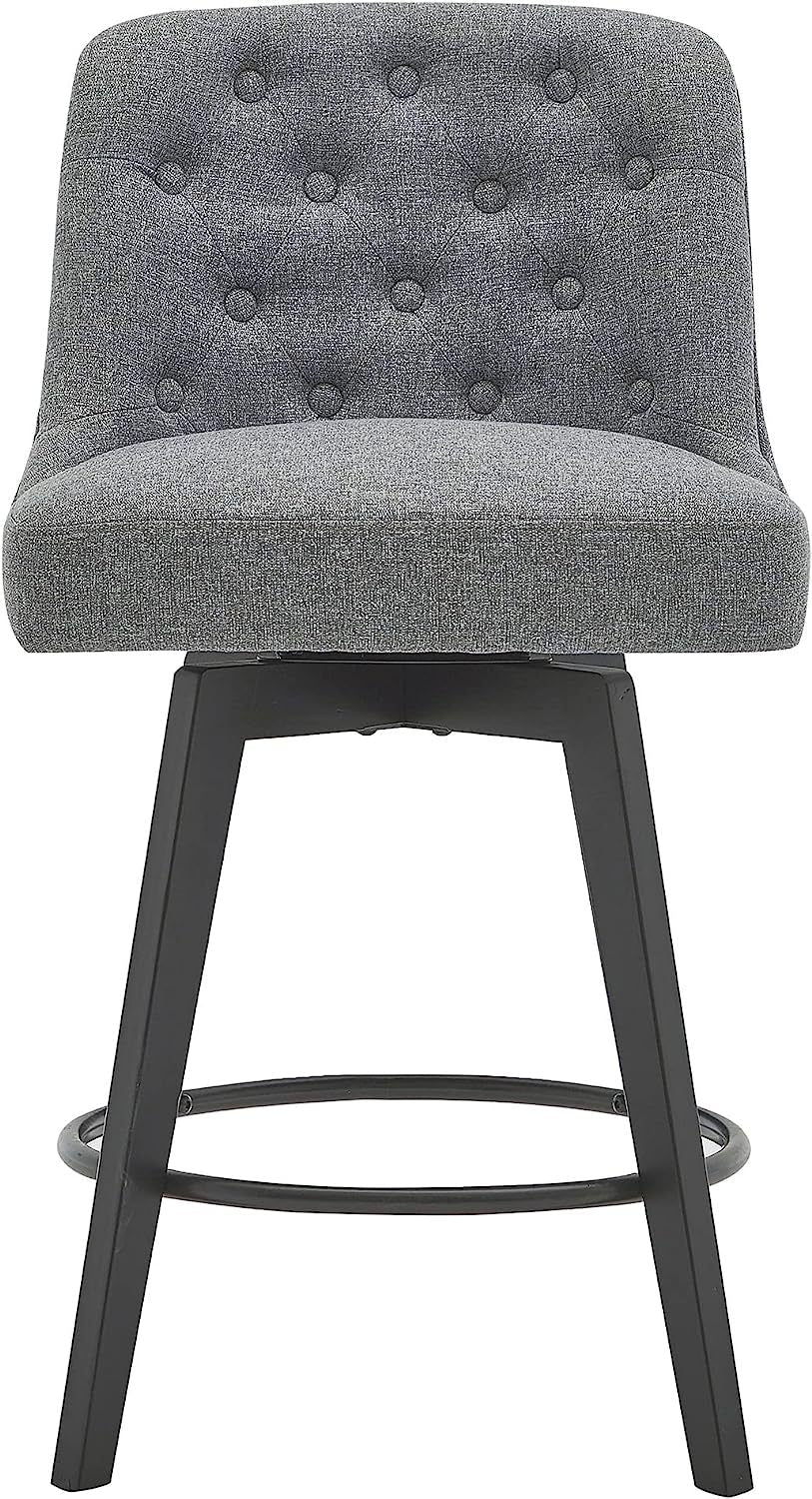 360° Swivel Bar Stool with Soft Cushion Cover