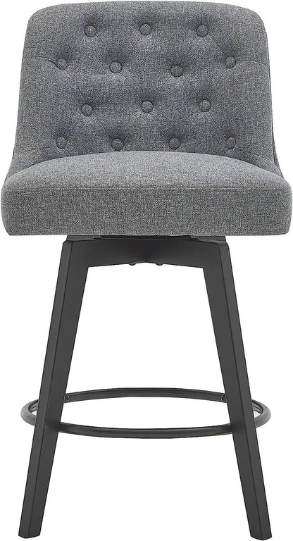 360° Swivel Bar Stool with Soft Cushion Cover