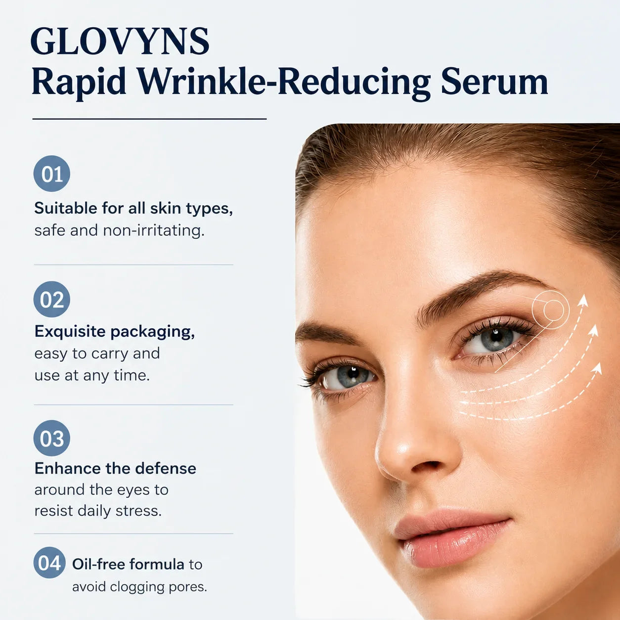 GLOVYNS™ Instant Face Temporary Tightener – Instant visible results in 60 seconds