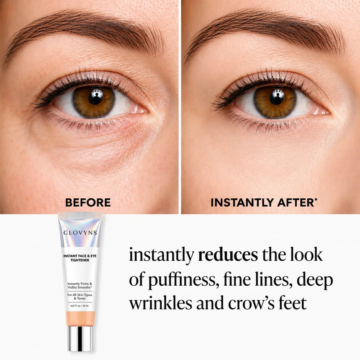 GLOVYNS™ Instant Face Temporary Tightener – Instant visible results in 60 seconds