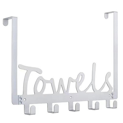 Iron Towel Hooks for Wall Mounting and Storage