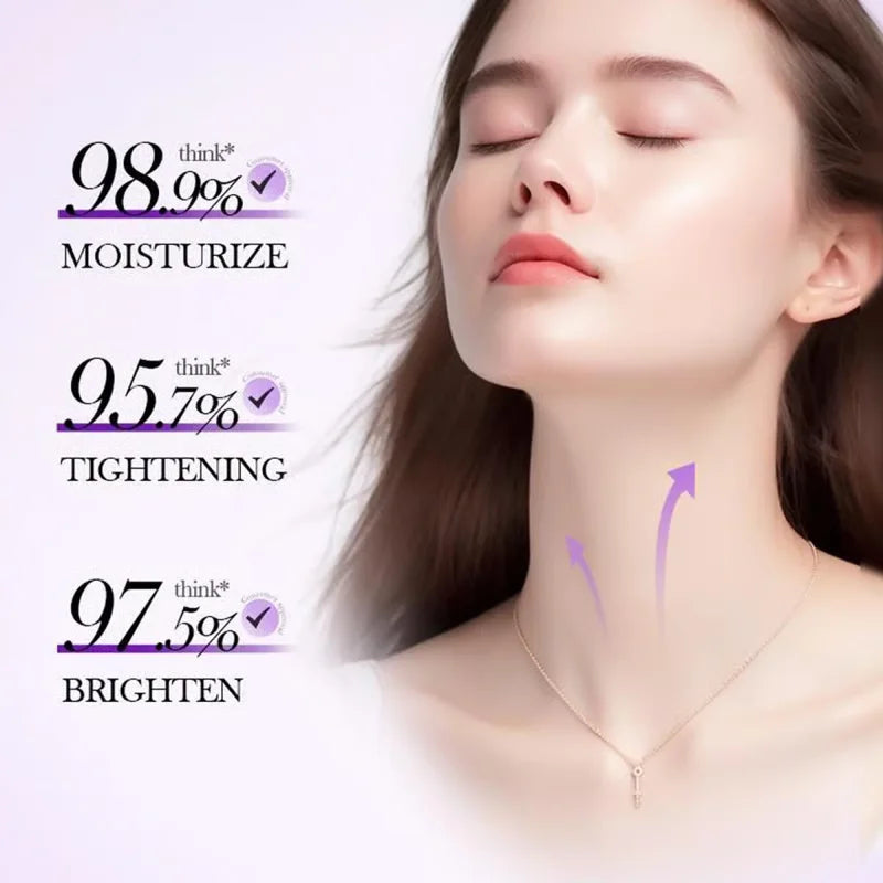 GLOVYNS™ 5-Roller Neck Firming Cream – Collagen & Hyaluronic Acid for Smoother, Tighter-Looking Neck Skin