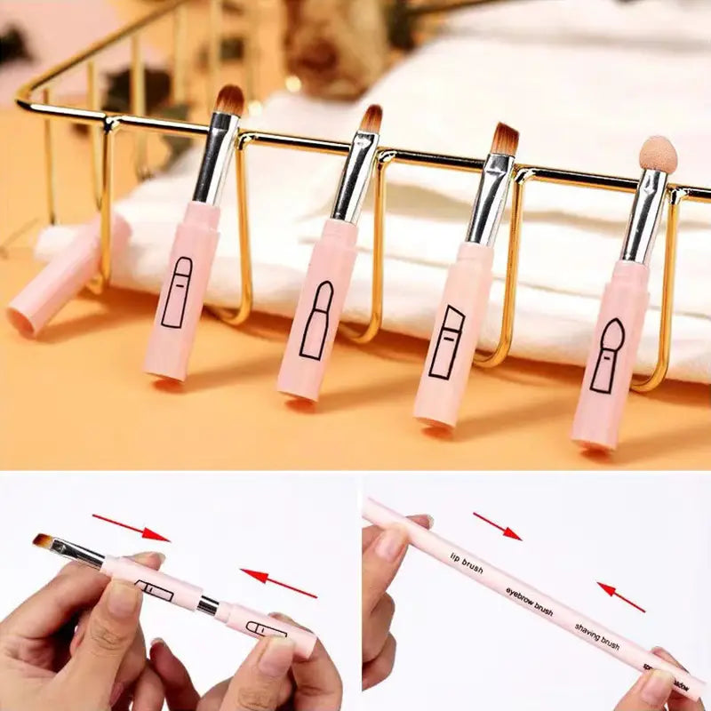 4-in-1 Multifunctional Makeup Brush and Cleansing Tool