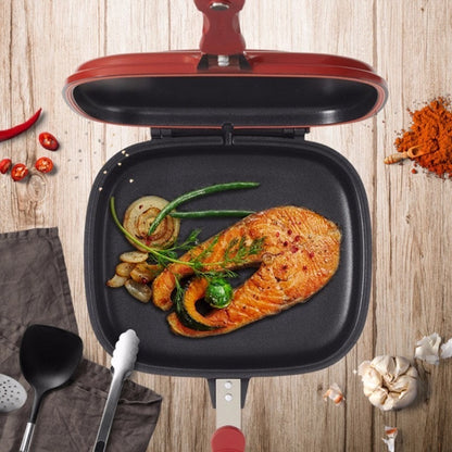 Korean Double-Sided Square Non-Stick Grill Pan