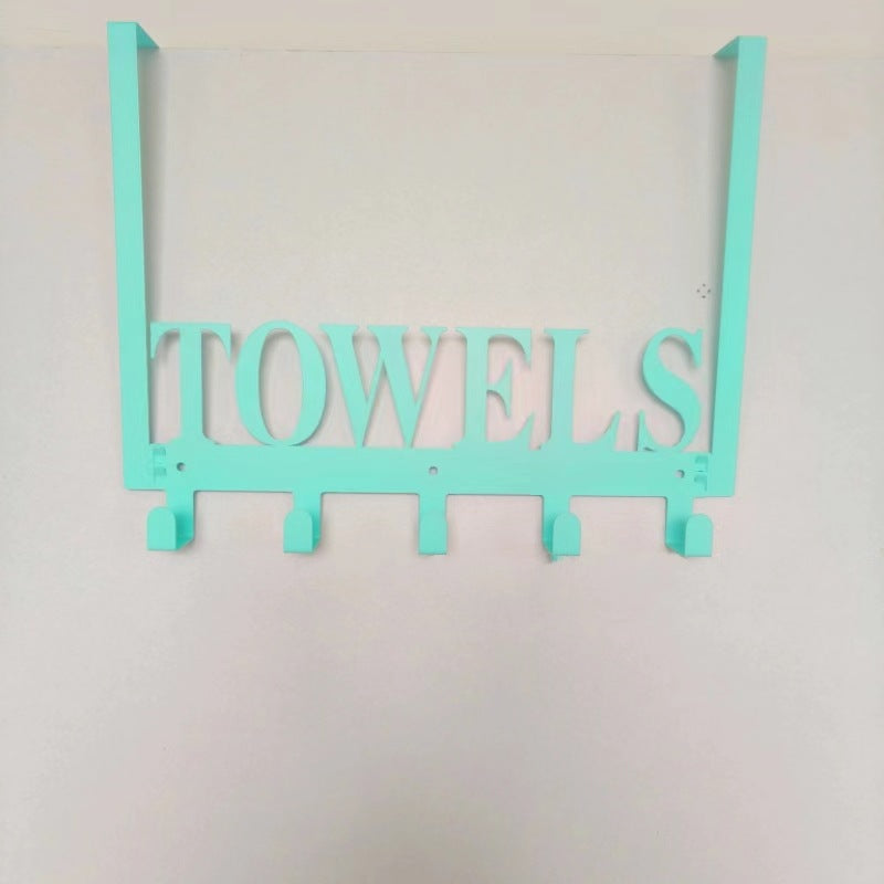 Iron Towel Hooks for Wall Mounting and Storage