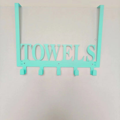 Iron Towel Hooks for Wall Mounting and Storage