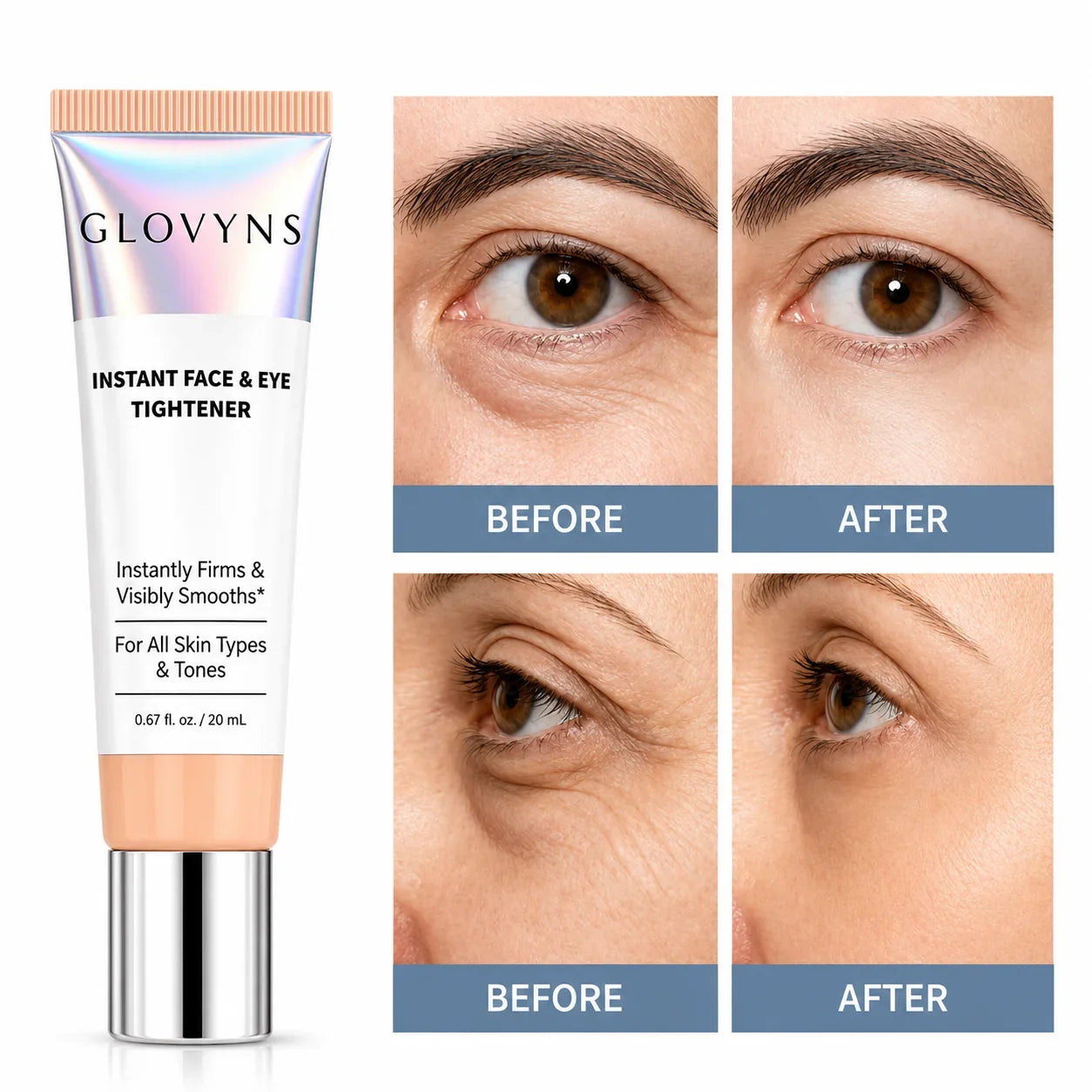 GLOVYNS™ Instant Face Temporary Tightener – Instant visible results in 60 seconds