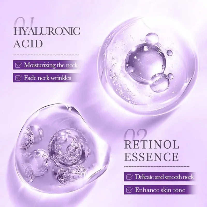 GLOVYNS™ 5-Roller Neck Firming Cream – Collagen & Hyaluronic Acid for Smoother, Tighter-Looking Neck Skin