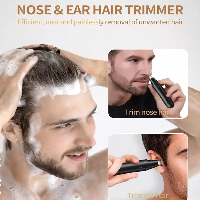 Battery Operated Ear and Nose Hair Trimmers for Travel