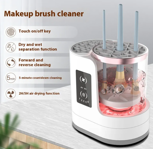 Electric Makeup Brush Cleaner — Clean Brushes in Seconds