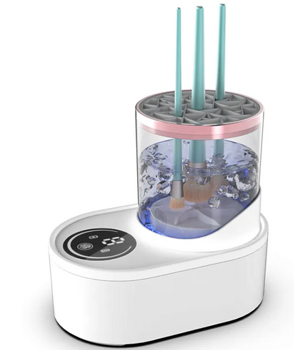 Electric Makeup Brush Cleaner — Clean Brushes in Seconds