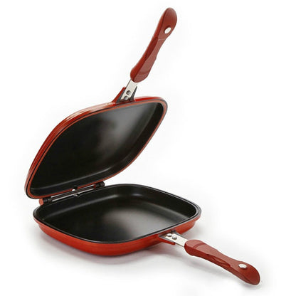 Korean Double-Sided Square Non-Stick Grill Pan