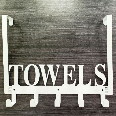 Iron Towel Hooks for Wall Mounting and Storage