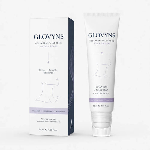 GLOVYNS™ 5-Roller Neck Firming Cream – Collagen & Hyaluronic Acid for Smoother, Tighter-Looking Neck Skin
