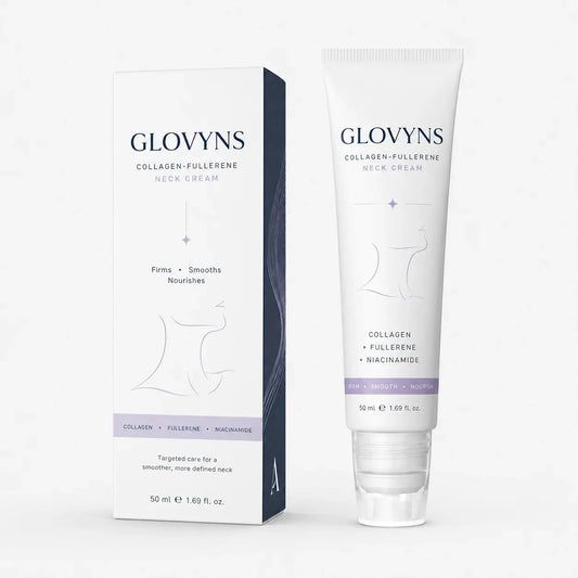 GLOVYNS™ 5-Roller Neck Firming Cream – Collagen & Hyaluronic Acid for Smoother, Tighter-Looking Neck Skin