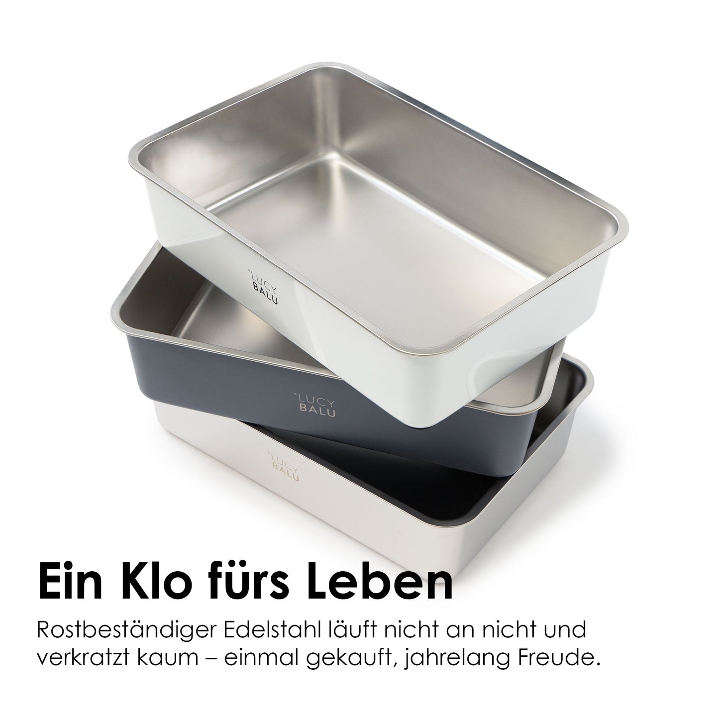 STEELOO cat litter box