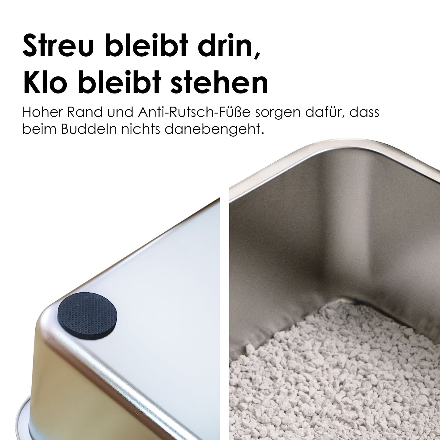STEELOO cat litter box