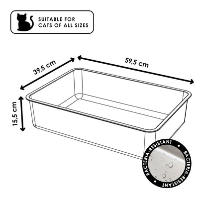 STEELOO cat litter box