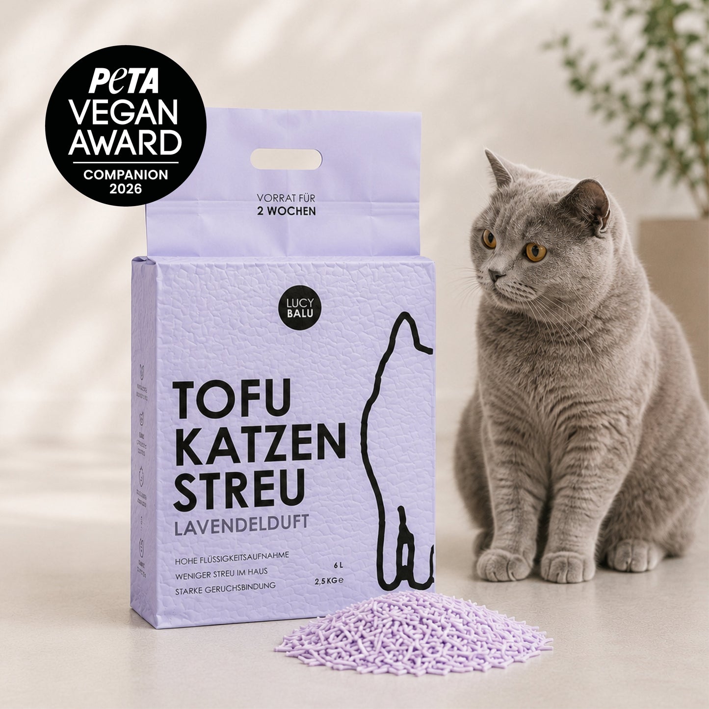 TOFU cat litter