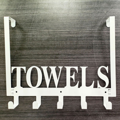 Iron Towel Hooks for Wall Mounting and Storage