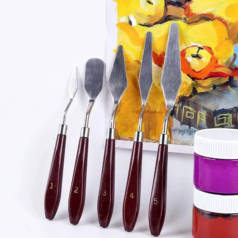 5-Piece Home Baking Spatula Set for Cakes