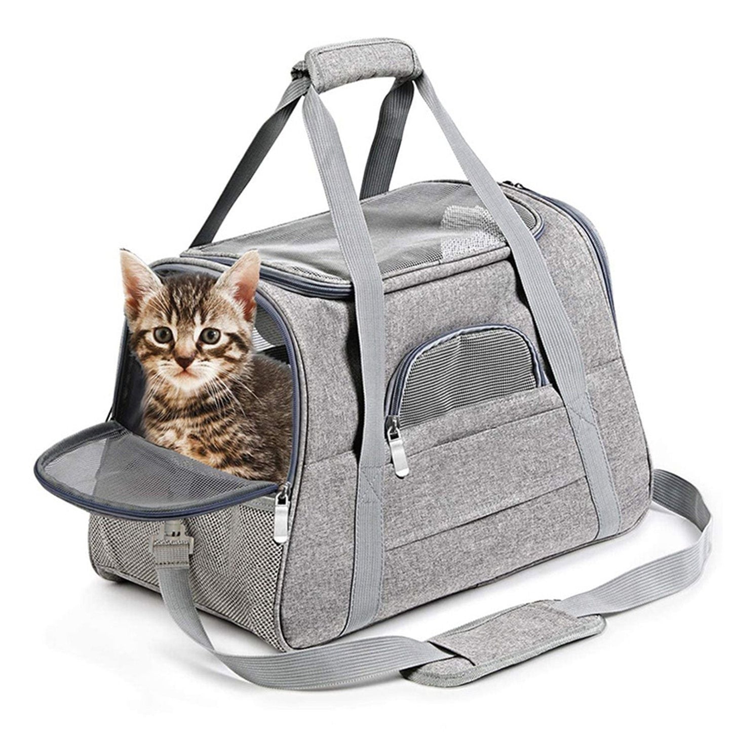 Airline Approved Pet Carrier for Small Dogs and Cats - Travel Safe and Comfortable