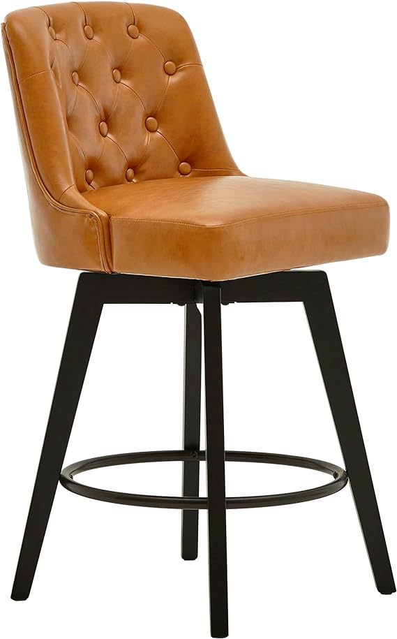 360° Swivel Bar Stool with Soft Cushion Cover