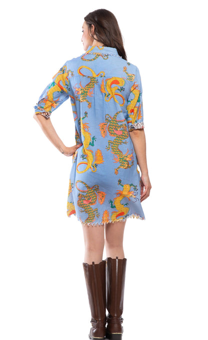 Dragon Dress - Blue