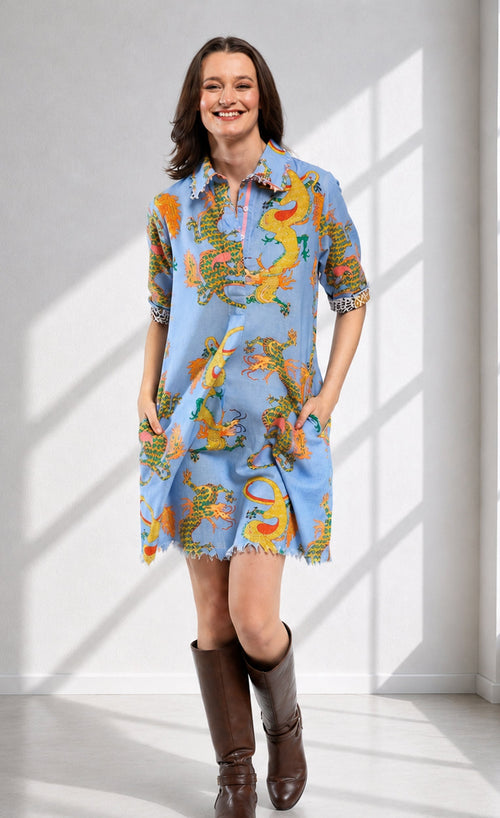 Dragon Dress - Blue