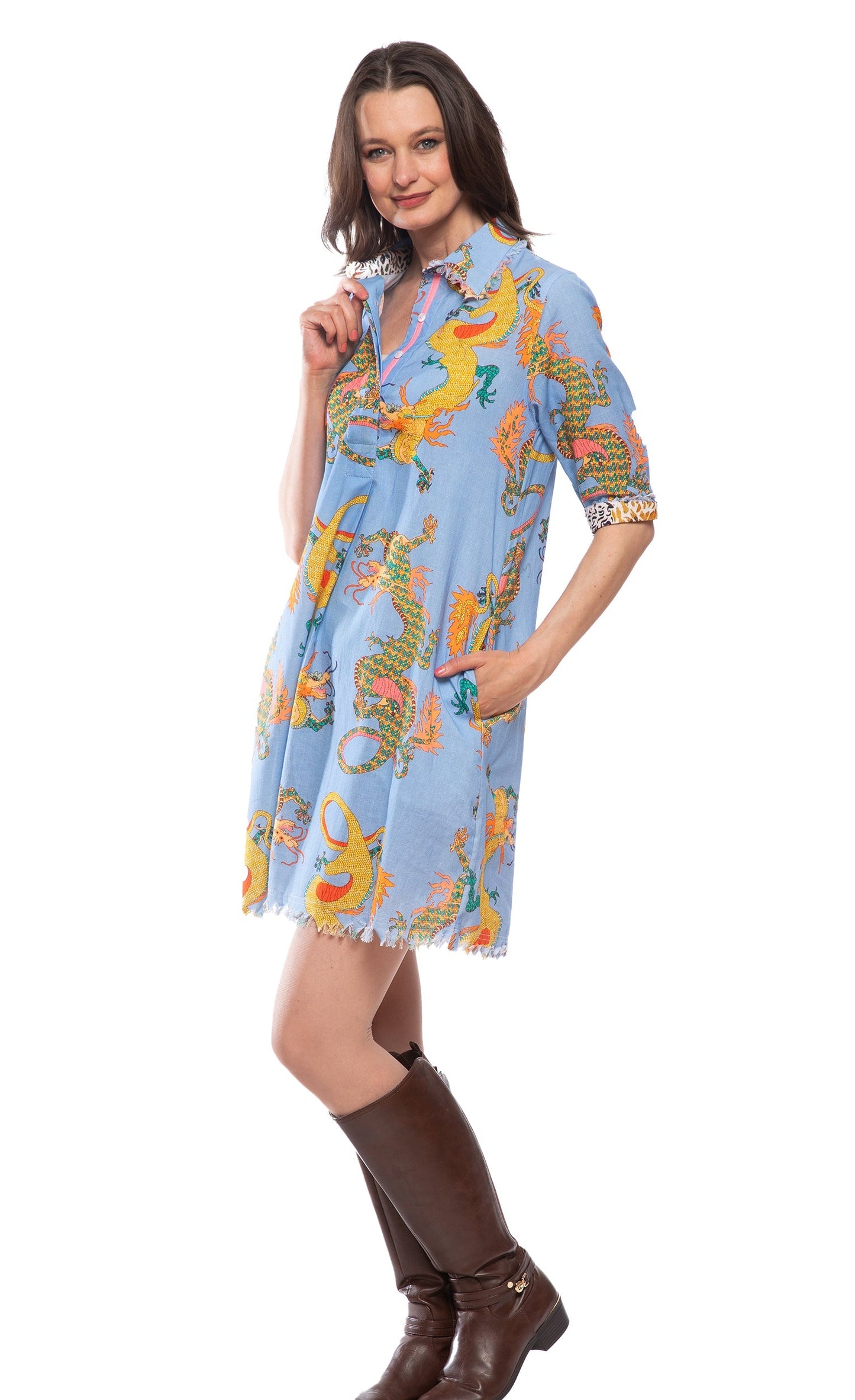 Dragon Dress - Blue