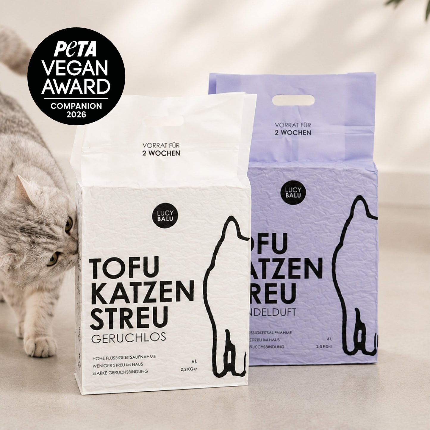 TOFU cat litter