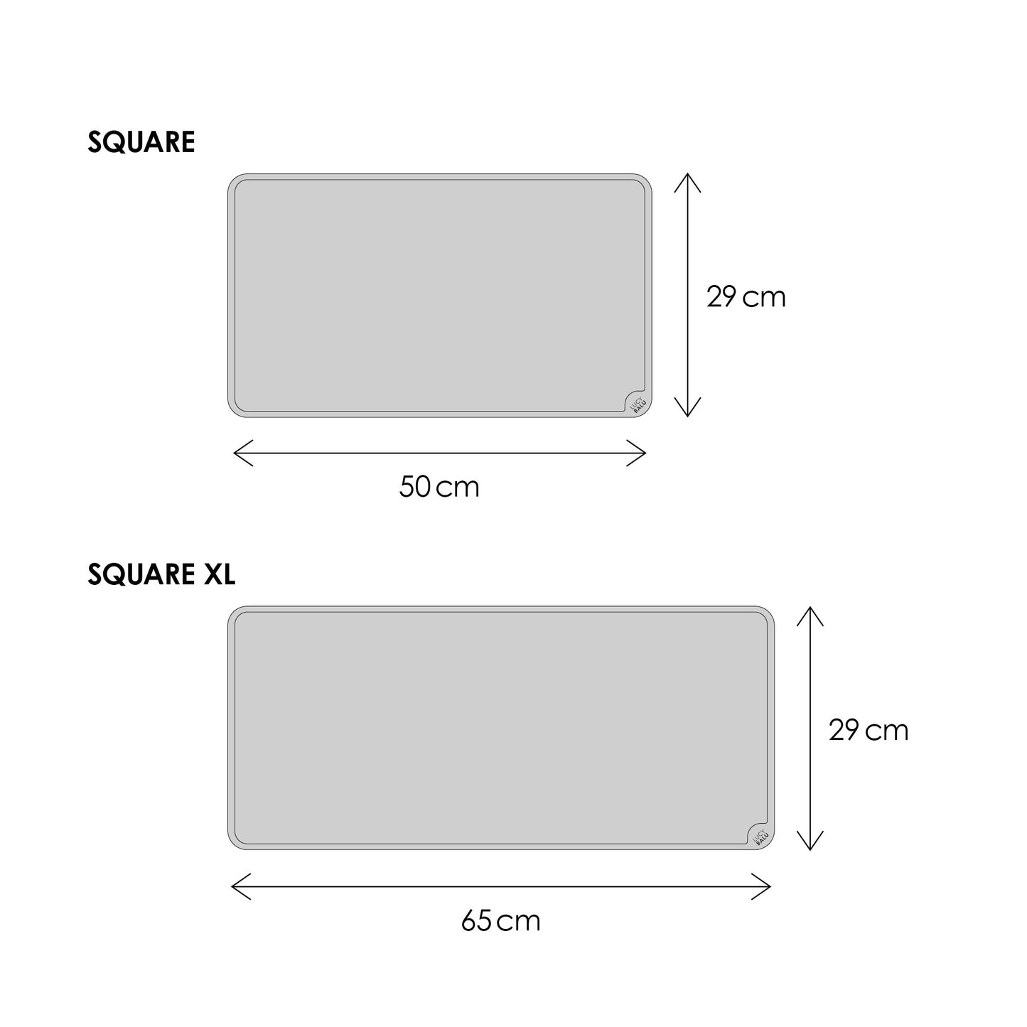 SQUARE place mat